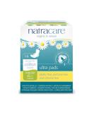 Natracare Cotton Natural Feminine Ultra Pads Regular With Wings By Natracare 14 Ea 14 Count 14 Count (Pack of 1) - Buy Online on GoSupps.com