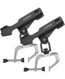 PLUSINNO Fishing Boat Rods Holder with Large Clamp Opening 360 Degree Adjustable Fishing Rod Racks Folding Holder RH20 MAX OPENING 1.97 inch 2PACK - Buy Online on GoSupps.com