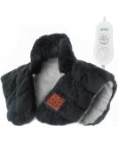 UTK 24x20 Extra Large Weighted Heating Pad for Neck and Shoulders | Electric Heated Wrap with 6 Heat Settings and Tourmaline Beads - Buy Online on GoSupps.com