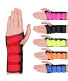 Solace Bracing Cool-Flow Wrist Support - British Made & NHS Supplied Brace with Metal Splint for Carpal Tunnel, Arthritis, Tendonitis, RSI - Red, Large Size for Left Hand - Buy Online on GoSupps.com