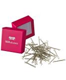 Hair -minded 50 mini hair clips hair needles bobby pins short beige for blonde hair 3.4cm small in pink box (box color: pink) - Buy Online on GoSupps.com