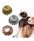 Luvadeyo Bird Nest Hair Clips - Women's Ponytail Holder & Hair Bobbles (3-Pack) in Gold Silver & Rose Gold - Perfect for Women & Girls - Buy Online on GoSupps.com