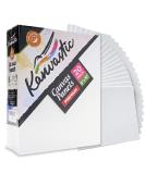 Artist Quality 8x10 Canvas Boards - 20 Pack, Triple Primed with Gesso, Pure Cotton, Individually Wrapped - Buy Online on GoSupps.com