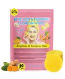 Turmeric Cleansing Pads for Face & Body - 60 Pcs | Dark Spot Treatment | Buy Internationally - Buy Online on GoSupps.com