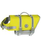Vivaglory Ripstop Dog Rescue Vest - Small Medium Buoyancy & Visibility for Boats | Yellow-Gray | Size M (53-63cm) - Buy Online on GoSupps.com