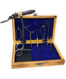 Colorado Anglers Wooden Fly Tying Standard Tool Kit with Vise, Bobbin, Threader, Bodkin, and More - Complete Fly Fishing Materials Set - Buy Online on GoSupps.com