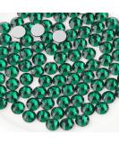 Beadsland 1440 Pieces Emerald Green Flat Back Rhinestones - SS3 Nail Crystals for Stunning Nail Art - Buy Online on GoSupps.com