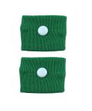 Motion Sickness Wristbands - 1 Pair Natural Nausea Relief Bands for Kids & Adults - Anti-Nausea for Car, Sea & Travel Sickness - Pregnancy Morning Sickness - Green - Buy Online on GoSupps.com