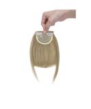 Clip In Bangs Hair Extensions - Ash Blonde Front Full Neat Bangs Fringe - Thick Straight Hairpiece for Women - Buy Online on GoSupps.com