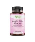 Pure By Nature Apple Cider Vinegar Pills with Probiotic - 120 Capsules for Weight Management & Cleanse Support | Raw ACV for Men & Women - Buy Online on GoSupps.com