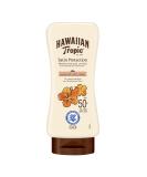 Hawaiian Tropic 180ml SPF 50 Satin Protection Sun Lotion | Broad Spectrum UVA/UVB Protection - Buy Online on GoSupps.com