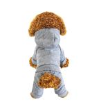 Lifewheel Warm Winter Dog Coat & Sweater - Cozy Hooded Pet Clothing for Small Dogs & Cats (Gray Size S) - Buy Online on GoSupps.com