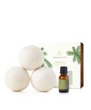 Thymes Frasier Fir Wool Dryer Balls Set  Includes 3 Wool Laundry Balls + 1 Frasier Fir Laundry Fragrance Oil for Dryer  Eliminate Wrinkles, Static & Lint  Scented Laundry Supplies (0.5 fl oz) - Buy Online on GoSupps.com