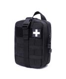 Honestptner Molle Pouch - Durable 600D Nylon Tactical Medical Pouch (Black) - Rip-Away EMT First Aid Bag - Buy Online on GoSupps.com