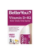 BetterYou Kids Vitamin D + K2 Oral Spray 15ml - Daily Essential for Healthy Growth - Buy Online on GoSupps.com