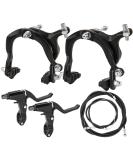 HAOFANG Children Bike Long-Reach Caliper Brake Set | Fits Arch 65-80mm | Front & Rear C Shape Brakes - Buy Online on GoSupps.com