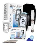 Gluco-Fist Duo Blood Sugar Measuring Device (MMOL/L) Set | 60 Test Strips & 10 Lancets | Certified High Accuracy Diabetes System | Easy to Use - Buy Online on GoSupps.com