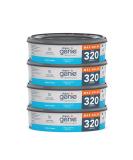 Diaper Genie Essentials Round Refill 4-Pack | Unscented Film | 1280 Diaper Capacity | Compatible with Diaper Genie Pails | 320 Count (4-Pack) - Buy Online on GoSupps.com