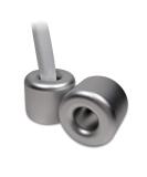 Set of 2 Mudai Aluminium Toothbrush Holder Stands - Satin Silver Finish - Buy Online on GoSupps.com