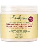 Shea Moisture Leave in Conditioner with Jamaican Black Castor Oil for Hair Growth, Strengthen & Restore, Vitamin E, Curly Hair Products Safe for use on Hair Color, 16 Oz Peppermint 16 Ounce (Pack of 1) - Buy Online on GoSupps.com