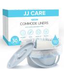 JJ CARE Bedside Commode Liners - Pack of 30 Disposable Toilet Bags with Absorbent Pads - Portable & Convenient Adult Commode Liners - Buy Online on GoSupps.com