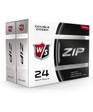 Wilson Staff Zip Golf Balls (Pack of 24) - Premium Quality White Golf Balls - Buy Online on GoSupps.com