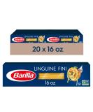 Barilla Linguine Fini Pasta 16 oz. Box (Pack of 20) - Non-GMO Durum Wheat Semolina Pasta - Italy's #1 Brand - Kosher Certified - Buy Online on GoSupps.com