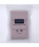JUNRO Exfoliating Shower Towel (3 Pack) - Soft Purple Nylon Washcloth for All Skin Types - Buy Online on GoSupps.com