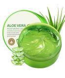 Organic Aloe Vera Gel for Face - Hydrating Cooling & Soothing After Sun Care | 10.58 fl. oz | Natural Skin Care Beauty Products International Shipping - Buy Online on GoSupps.com