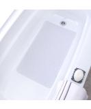 Durable Large Rubber Safety Mat 27x15 | SlipX Solutions - Extra Grippy | Machine Washable | White - Buy Online on GoSupps.com