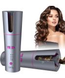 Buy Cordless Auto Hair Curler - Portable Rotating Curling Iron for Effortless Waves | Fast Heating & Rechargeable | Perfect for Stylish Curls - Buy Online on GoSupps.com
