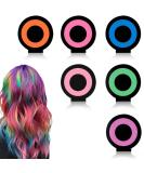 Temporary Hair Color Powder - 6 Shades for Carnival Cosplay Parties & More | Vibrant Hair Coverage - Buy Online on GoSupps.com