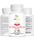 Tart Cherry Extract - 3000 mg Per Serving - 90 Capsules Gluten-Free - Buy Online on GoSupps.com
