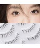 Miz Barn Daily Natural Look False Eyelashes 4 Pairs Natural Soft Lightweight Comfortable Short Lashes Clear Band Handmade Luxurious False Eyelashes(A05) - Buy Online on GoSupps.com
