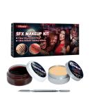 Ultimate Halloween SFX Makeup Kit | Fake Wound Molding Wax & Coagulated Blood Gel - Buy Online on GoSupps.com