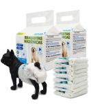 Buy BPS 16-Pack Super Absorbent Disposable Diapers for Dogs | Hygienic Pet Training | Sizes M & More - Buy Online on GoSupps.com
