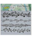 Bible Journaling Stencils - Fanciful Borders 6x6 | Best for Creative Bible Art - Buy Online on GoSupps.com
