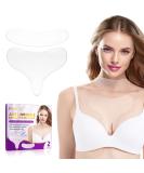 Anti fold pavement cleavage with neck anti -fold pads silicone pads reusable against breast lines neck folds silicone breasts wrinkle remover - Buy Online on GoSupps.com