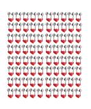 COMOK Plastic Clamp Fishing Rod Alarm Dual Alert Bells - Red Fishing Accessory (70PCS) - Buy Online on GoSupps.com