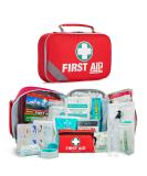 General Medi 2-in-1 first aid set 215-part premium-first help set with a 43-part mini-first aid set for house car trip office sports hiking camping rescue (Red) - Buy Online on GoSupps.com