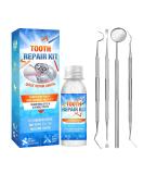 Tooth Repair Granules Kit | DIY Temporary Dental Repair for Missing & Broken Teeth | Instant Denture Prothesis & Dental Glue - Buy Online on GoSupps.com