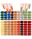 Flofia nail ticker Self -adhesive 16 sheet full cover nail film nail sticker for gelnail nail art sticker foil nail art stickers decay pictures manicure a - Buy Online on GoSupps.com