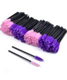 200Pcs Disposable Eyelash Brushes - MORGLES Mascara Wands & Eyebrow Applicator Kit (Pink & Purple) - Makeup Essential - Buy Online on GoSupps.com