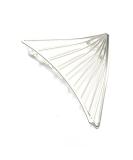 QinGoo Large Metal Hair Clip - Elegant Silver Hair Accessory for Women | Stylish Headdress (9.5cm x 7cm) - Buy Online on GoSupps.com