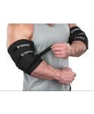 O Toole Adjustable Elbow Compression Sleeve for Bench Press | Elbow & Knee Brace for Bodybuilding Powerlifting & Weightlifting - Pain Relief (XXL Black - Buy Online on GoSupps.com