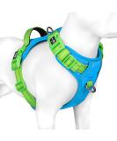 Phoepet No Pull Dog Harness - Reflective Vest with Soft Training Handle for All Sizes - Blue & Green XL - Buy Online on GoSupps.com