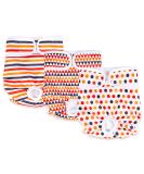 Dono Reusable Dog Diapers - Super Absorbent & Washable | Comfortable Pet Diapers for All Sizes | 3-Piece Set (Stripes) - Shop Now - Buy Online on GoSupps.com
