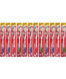 12 Medium Toothbrushes Set - Dental Care Essentials for Family - Buy Online on GoSupps.com