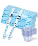 Easy Home Ovulation Test Strips - 50 Accurate Predictor Kits with Urine Cups | Track Fertility with Premom APP - International Shipping Available - Buy Online on GoSupps.com