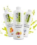 AsVita Sugar-Free Beverage Concentrate Fresh Mix 1:80 - 1L Bottle | 26 Delicious Flavors (Woodruff) - International Shipping Available - Buy Online on GoSupps.com